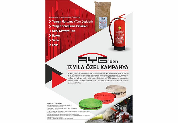 A Yangın’dan 17. Yıla Özel Kampanya